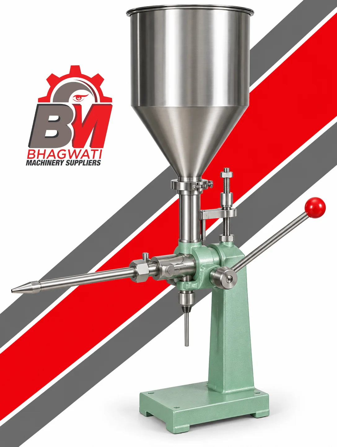 Hand Operated Cream Roll Filler Machine - MS and SS Models