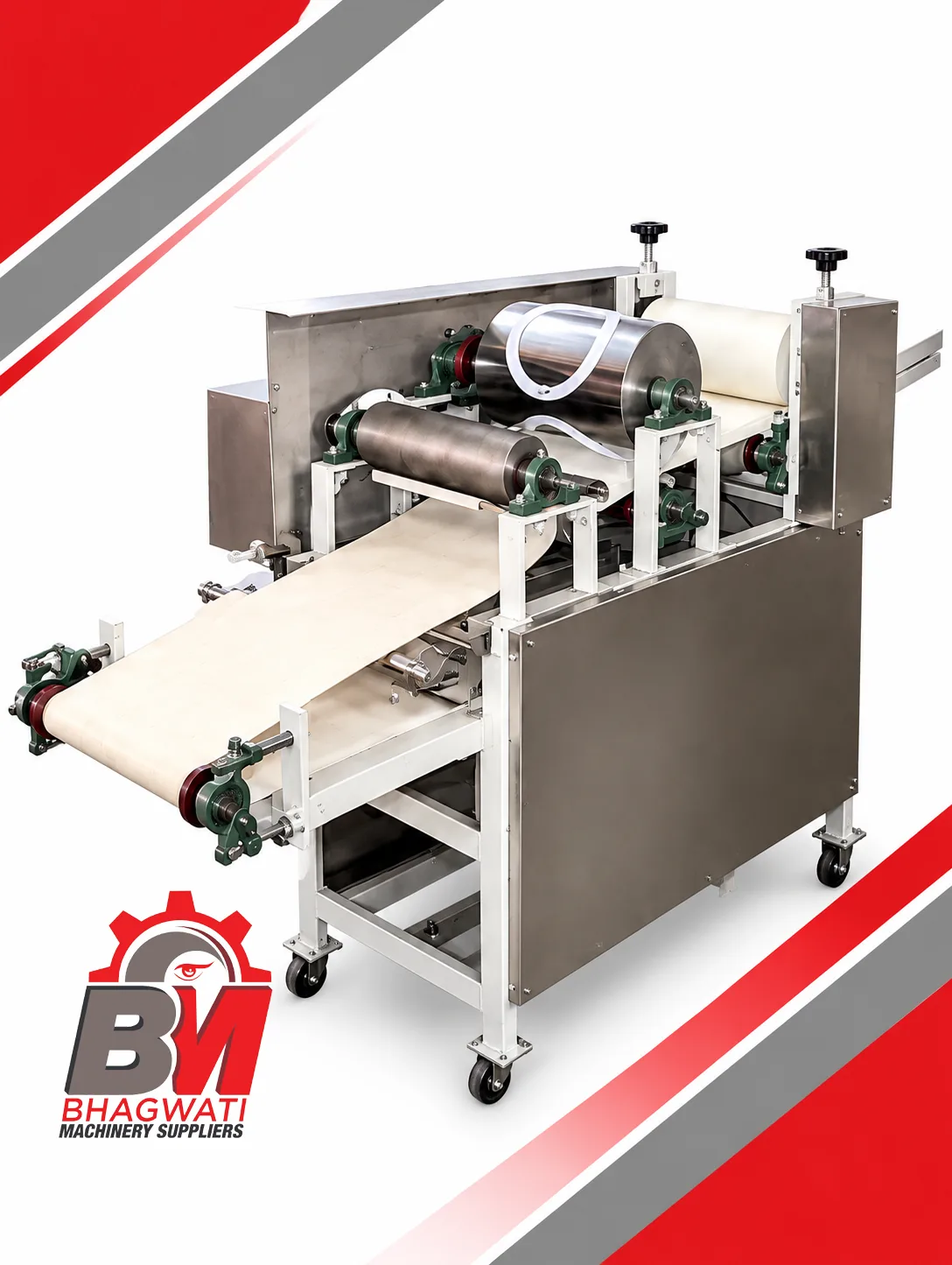 Papad and Panipuri Making Machine - 1 HP Single Phase, up to 8,000 pcs/hr
