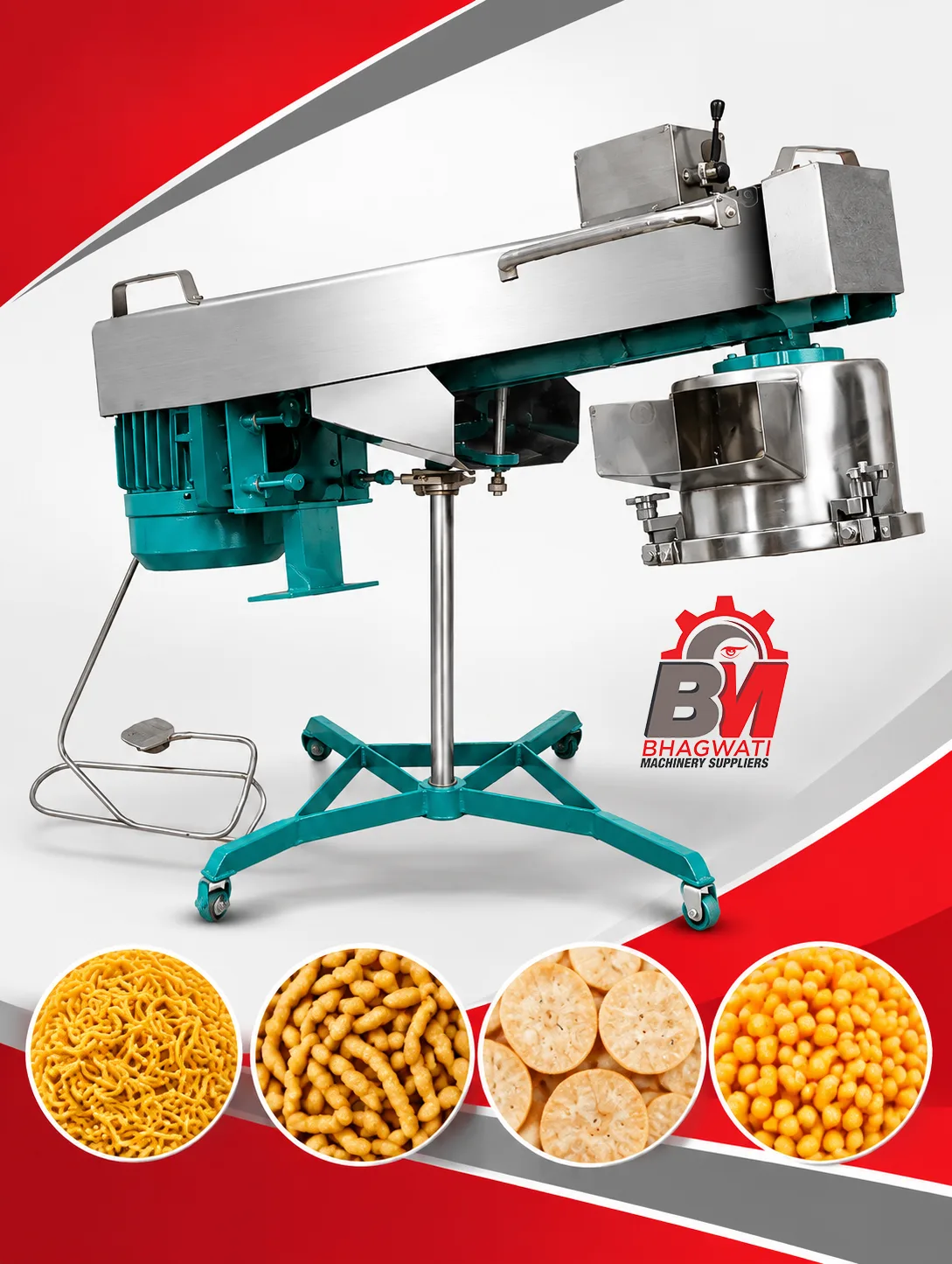 Namkeen Farsan Machine - Sev, Gathiya, Papdi (7 Inch / 9 Inch)