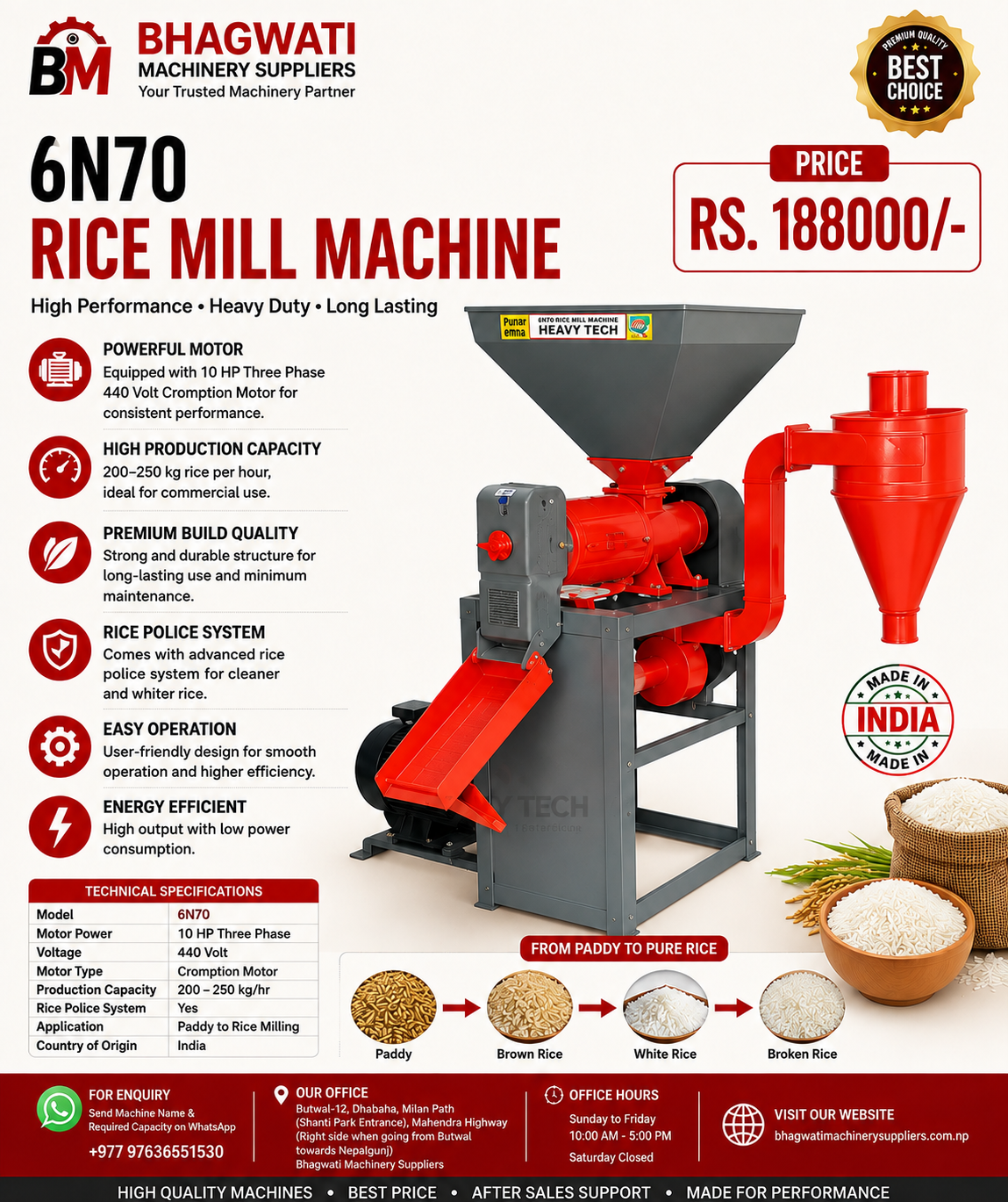 Rice Mill Machines