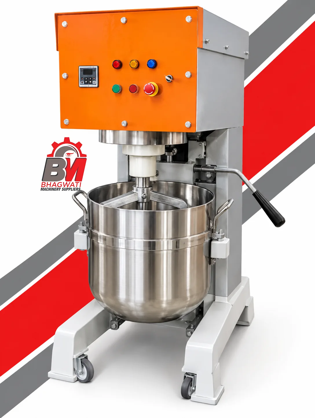 High Speed Planetary Mixer 60 Litre - Gearbox Drive, 2 Bowls