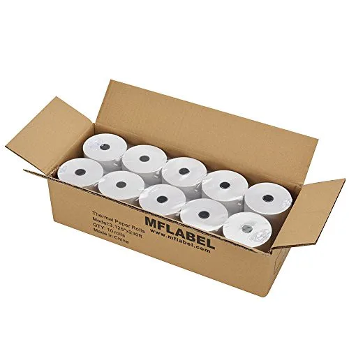 Thermal Paper Roll 57x40mm Pack of 100
