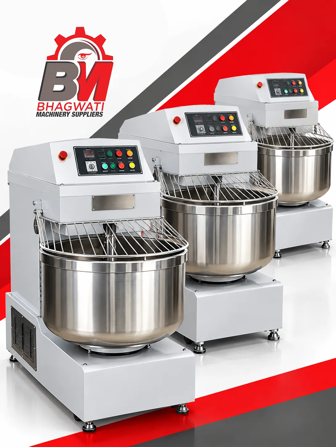 Double Speed Spiral Mixer - 30 kg, 50 kg, 60 kg