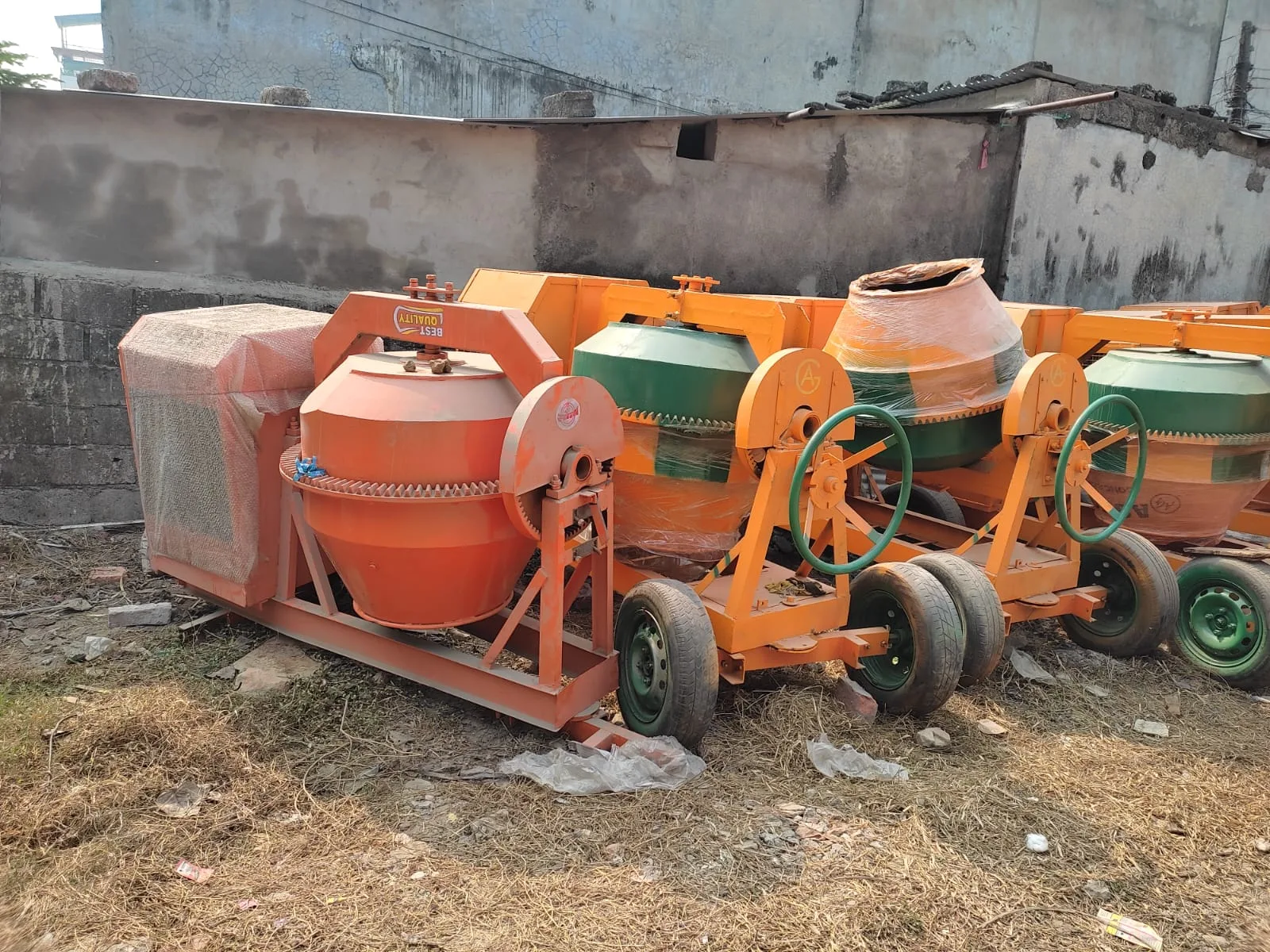 Pan Concrete Mixer Machine - 1 Bag Capacity (Made in Punjab, India) thumbnail 3