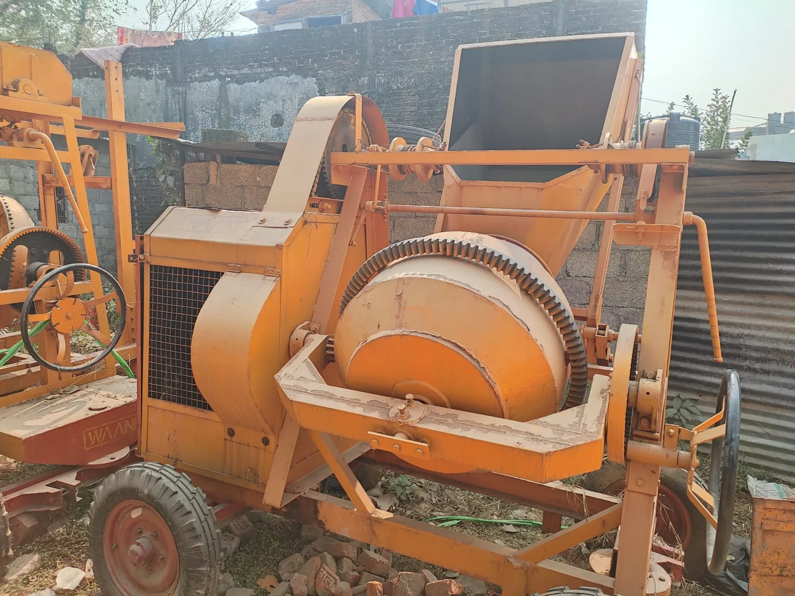 Pan Concrete Mixer Machine - 1 Bag Capacity (Made in Punjab, India) thumbnail 4